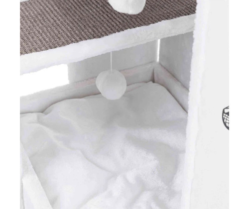 Когтеточка с лежанкой для кошек Trixie Maria (Трикси) 58х58х101 см