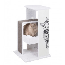 Когтеточка с лежанкой для кошек Trixie Maria (Трикси) 58х58х101 см