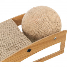 Когтеточка с мячом для кошек Trixie Рампа (Трикси) 40х17х20 см картон