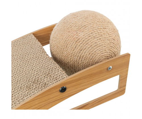 Когтеточка с мячом для кошек Trixie Рампа (Трикси) 40х17х20 см картон