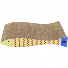 Когтеточка с кошачьей мятой для котов Trixie Рыба (Трикси) 40х30х11 см картон 2 шт