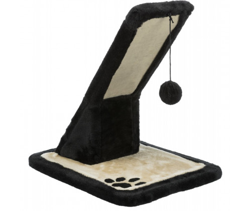 Когтеточка наклонная дощечка для кошек Trixie (Трикси) 30х42х40 см с игрушкой