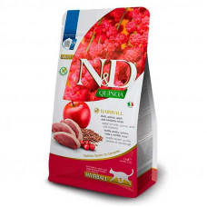 Farmina (Фармина) N&D Quinoa Hairball Adult Cat Качка Киноа сухой корм для котов для выведения шерсти