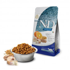 Farmina (Фармина) N&D Ocean Ancestral Cod Spelt Oats Orange Adult Треска Апельсин низкозерновой корм для котов