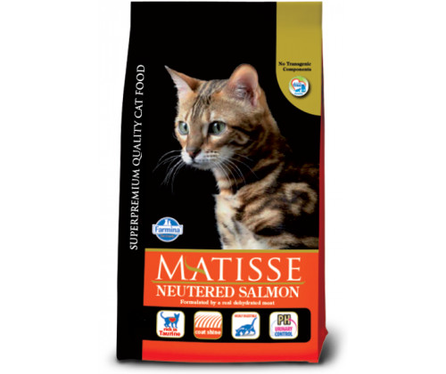 Farmina (Фармина) Matisse Neutered Salmon Лосось сухой корм для котов стерилизованных и кастрированных