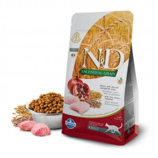 Farmina (Фармина) N&D Low Grain Cat Chicken Pomegranate Adult Курица Гранат сухой низкозерновой корм для котов