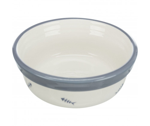 Две керамические миски на подставке для кошек Trixie Eat on Feet (Трикси) 12х12 см 2х300 мл