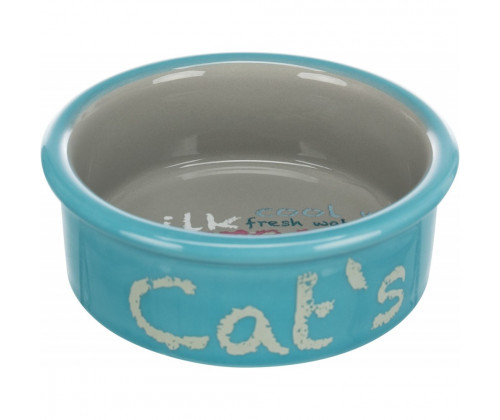 Две керамические миски на подставке для кошек Trixie Eat on Feet (Трикси) 12х12 см 2х300 мл