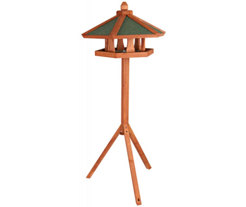 Кормушка садовая для птиц Trixie Natura (Трикси) 65х46 см высота 1.45 м