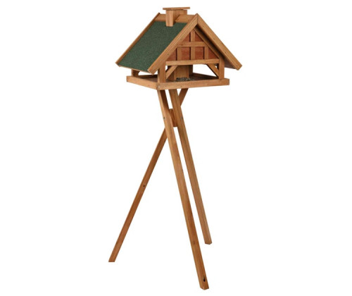 Кормушка садовая для птиц Trixie Natura (Трикси) 54х40х48 см высота 1.45 м