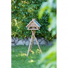 Кормушка садовая для птиц Trixie Natura (Трикси) 54х40х48 см высота 1.45 м