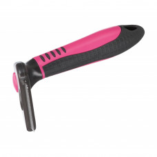 Расческа-триммер для удаления подшерстка у собак Trixie (Трикси) 7 х 15 см Розовый