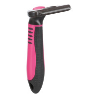 Расческа-триммер для удаления подшерстка у собак Trixie (Трикси) 7 х 15 см Розовый
