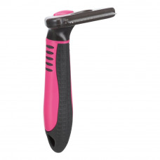 Расческа-триммер для удаления подшерстка у собак Trixie (Трикси) 7 х 15 см Розовый