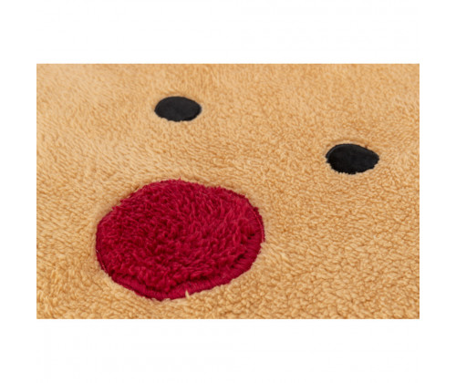 Лежак для собак и кошек Trixie Рождественский олень (Трикси) 60х60 см плюш