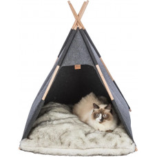 Домик вигвам для собак и котов Trixie Cave Tipi (Трикси) 55х65х55 см фетр