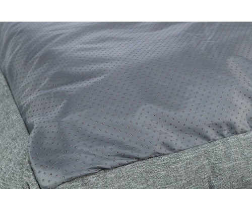 Водоотталкивающий лежак для собак и котов Trixie Nio (Трикси) 90х70 см, Серый