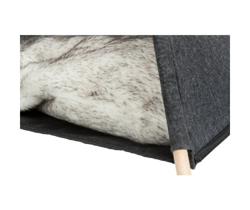 Домик вигвам для собак и котов Trixie Cave Tipi (Трикси) 55х65х55 см фетр