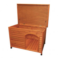 Домик деревянный для собак Trixie Classic Natura (Трикси) M-L 104х72х68 см