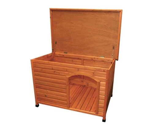 Домик деревянный для собак Trixie Classic Natura (Трикси) M-L 104х72х68 см