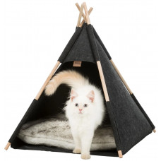 Домик вигвам для собак и котов Trixie Cave Tipi (Трикси) 55х65х55 см фетр