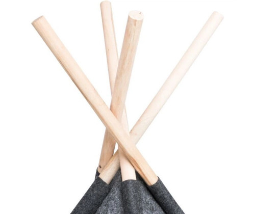 Домик вигвам для собак и котов Trixie Cave Tipi (Трикси) 55х65х55 см фетр