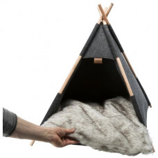 Домик вигвам для собак и котов Trixie Cave Tipi (Трикси) 55х65х55 см фетр