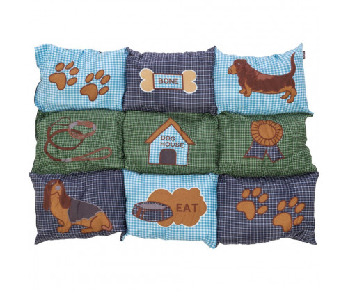 Матрас для собак Trixie Patchwork (Трикси) 80х55 см из микрофибры