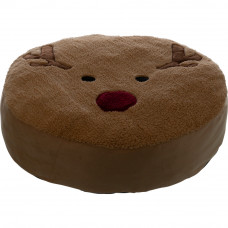 Лежак для собак и кошек Trixie Рождественский олень (Трикси) 60х60 см плюш