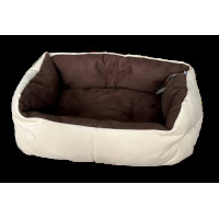Лежак для собак и котов Мarkusha Cloud (Маркуша Клауд) Белый/Коричневый