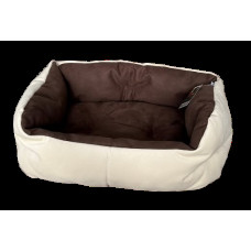 Лежак для собак и котов Мarkusha Cloud (Маркуша Клауд) Белый/Коричневый