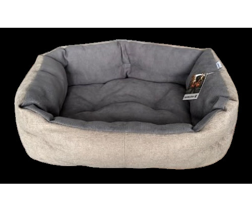 Лежак для собак и котов Мarkusha Cloud (Маркуша Клауд) Бежевый/Серый