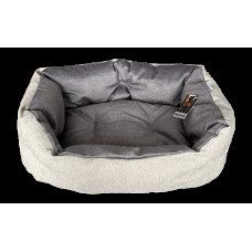Лежак для собак и котов Мarkusha Cloud (Маркуша Клауд) Светло серый/Серый
