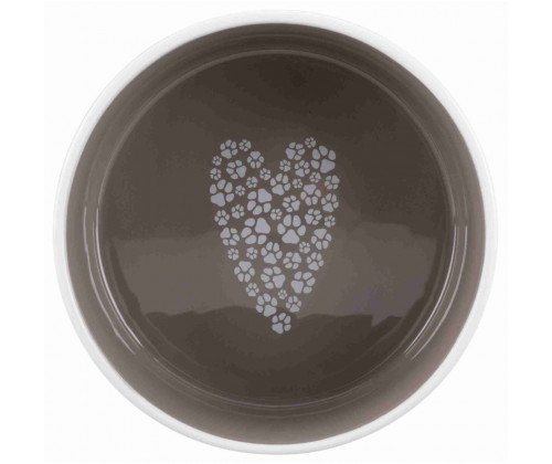 Миска для собак и котов Trixie (Трикси) 1.4 л 20х20 см керамика Бежевый