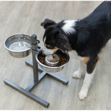 Миски на подставке для собак и кошек Trixie (Трикси) h:40 см 2х1.8 л d:21 см