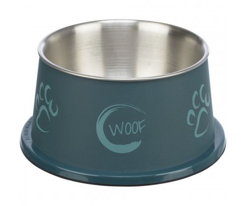 Миска для собак с длинными ушами Trixie (Трикси) 0.9 л. 19х19 см нержавеющая сталь и пластик