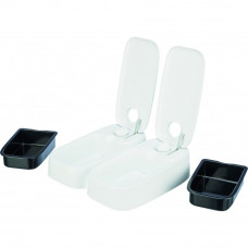 Автоматическая кормушка с таймером для собак и кошек TrixieTX2 (Трикси) 27х7х24 см 2х300 мл