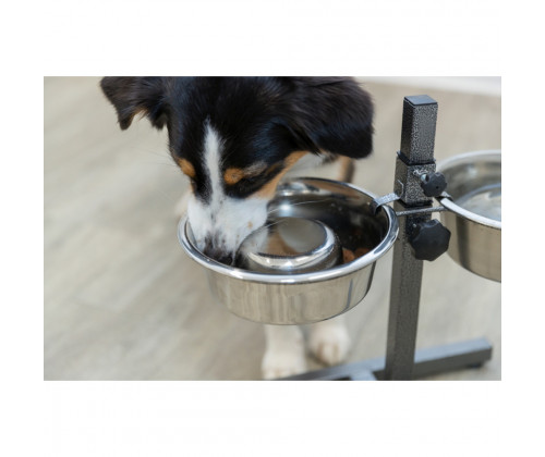 Миски на подставке для собак и кошек Trixie (Трикси) h:40 см 2х1.8 л d:21 см