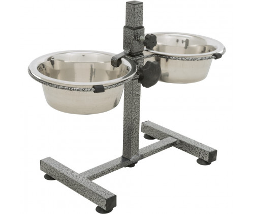 Миски на подставке для собак и кошек Trixie (Трикси) h:27 см 2х750 мл d:17 см