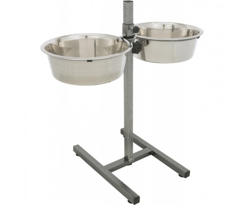 Миски на подставке для собак и кошек Trixie (Трикси) h:60 см 2х4.5 л d:29 см
