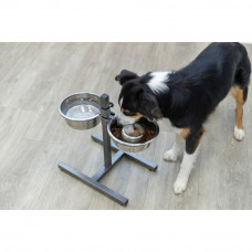Миски на подставке для собак и кошек Trixie (Трикси) h:40 см 2х1.8 л d:21 см