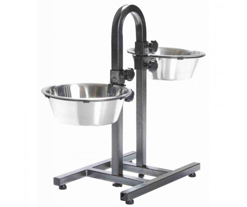 Миски на подставке для собак и кошек Trixie (Трикси) h:43 см 2х2.8 л d:24 см