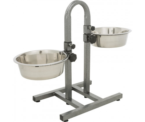 Миски на подставке для собак и кошек Trixie (Трикси) h:43 см 2х2.8 л d:24 см