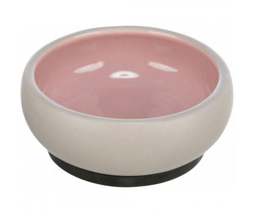 Миска на резиновой основе для собак Trixie (Трикси) 1 л. 17х17 см Розовый