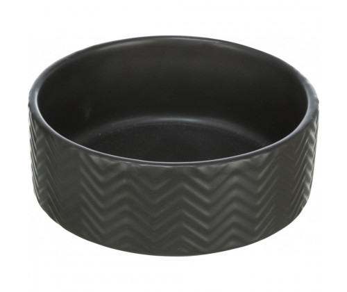 Миска для собак и котов Trixie (Трикси) 1.6 л 20х20 см керамика Черный