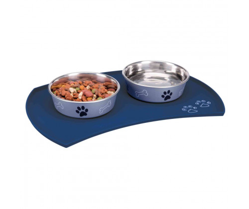 Коврик для собак под миски Trixie (Трикси) 48х27 см силиконовый