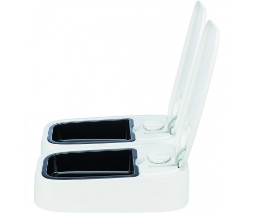 Автоматическая кормушка с таймером для собак и кошек TrixieTX2 (Трикси) 27х7х24 см 2х300 мл