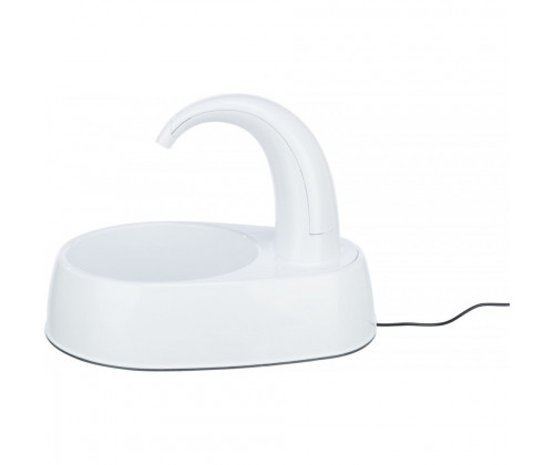 Поилка фонтан с фильтром для собак и кошек Trixie Curved Stream (Трикси) 2.5 л 25х24.5х35 см