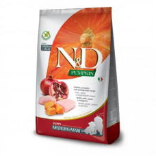 Farmina (Фармина) N&D Pumpkin Puppy Medium Maxi Курица Гранат сухой корм для щенков средних и крупных пород 2.5 кг.