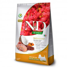 Farmina (Фармина) N&D Quinoa Skin Coat Adult Mini Перепел Кокос Киноа корм для мелких собак при алергии